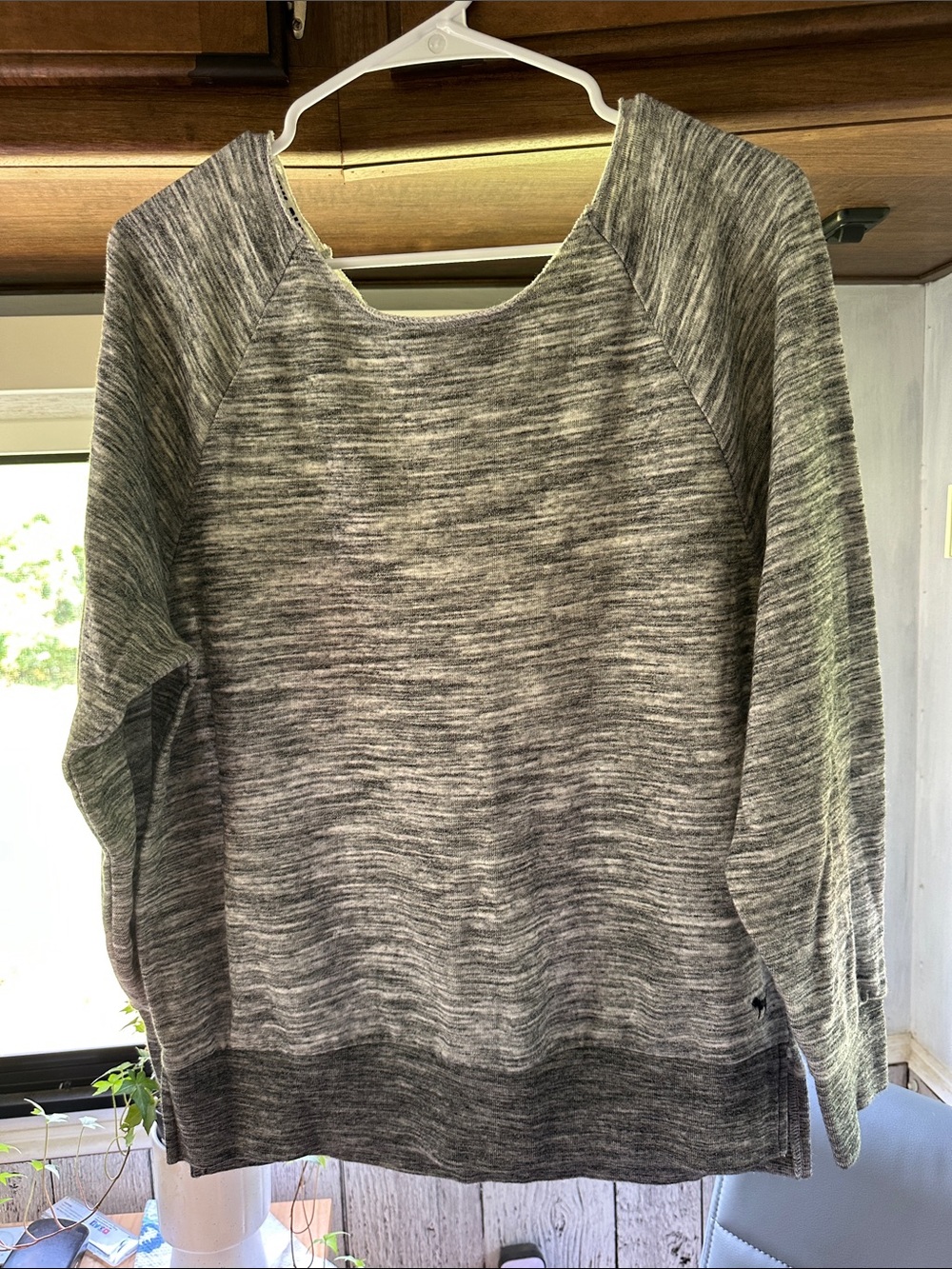 Pink - off the shoulder sweatshirt size XS